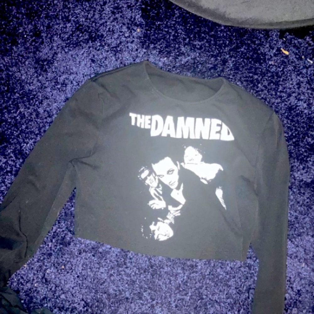 The Damned crop top